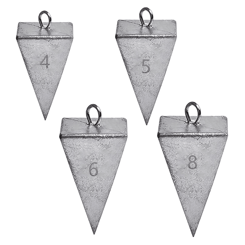 Pyramid Fishing Sinkers For Water Fishing Stability-USA Fish Bait