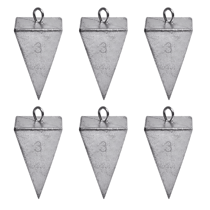 Pyramid Fishing Sinkers For Water Fishing Stability-USA Fish Bait