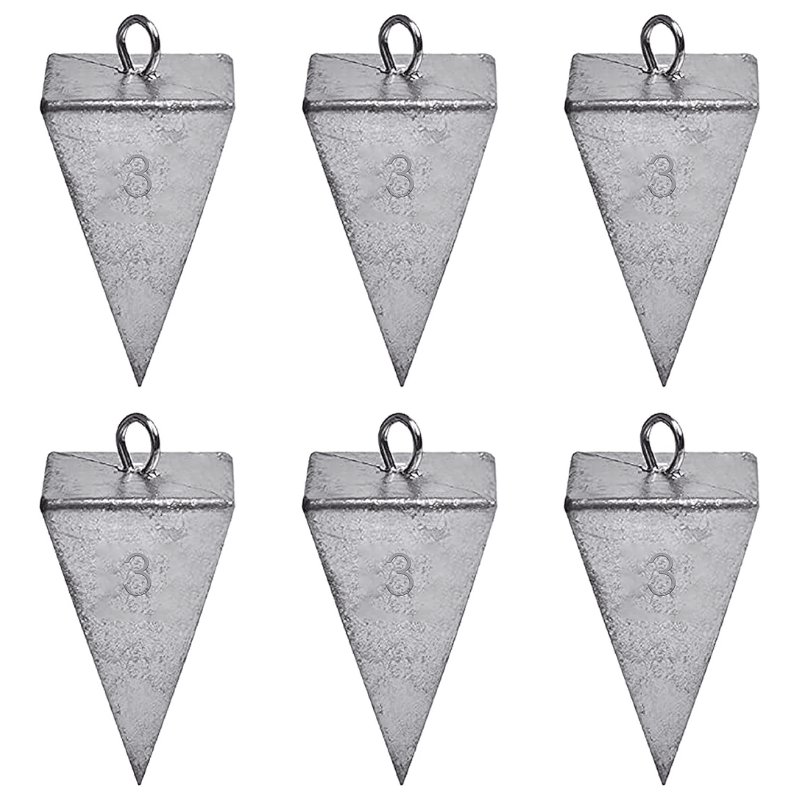 Pyramid Fishing Sinkers For Water Fishing Stability-USA Fish Bait