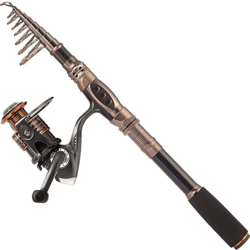 Telescopic Fishing Rod And Reel Combo Kit For Freshwater Fishing - USA Fish Bait
