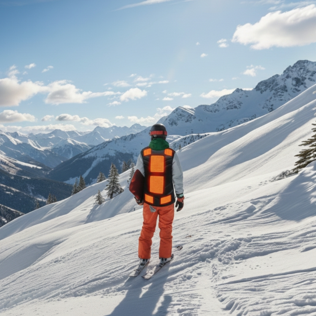 USB Powered Heating Jacket With 17 Heating Zones