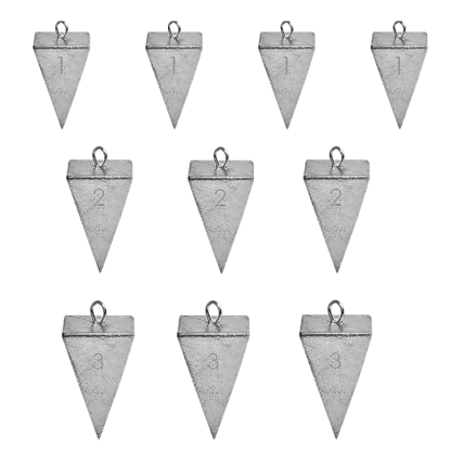 Pyramid Fishing Sinkers For Water Fishing Stability-USA Fish Bait