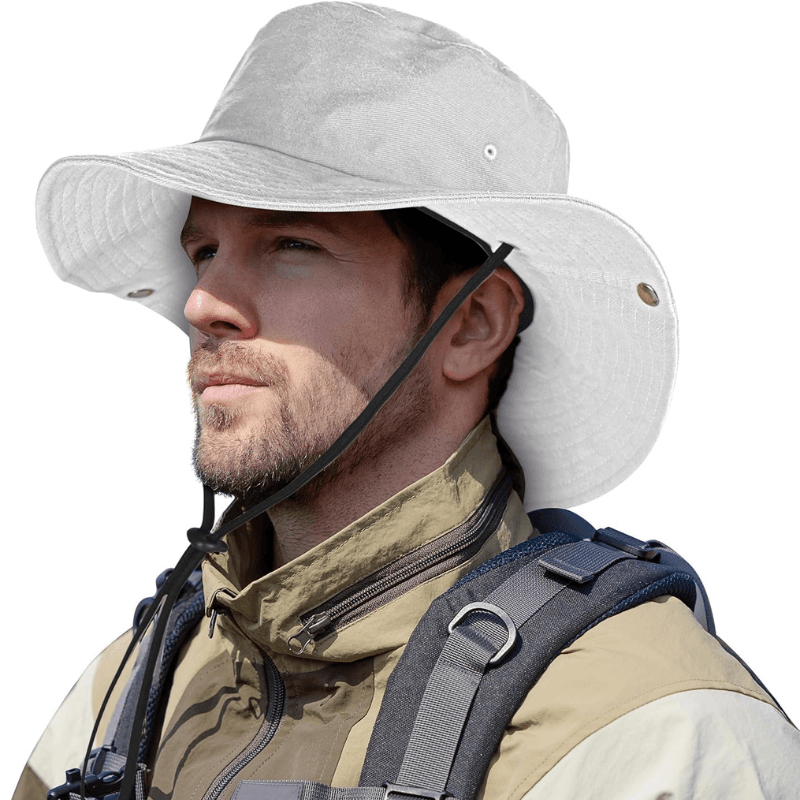 Western Style Cowboy Hat - With Adjustable Strap-USA Fish Bait