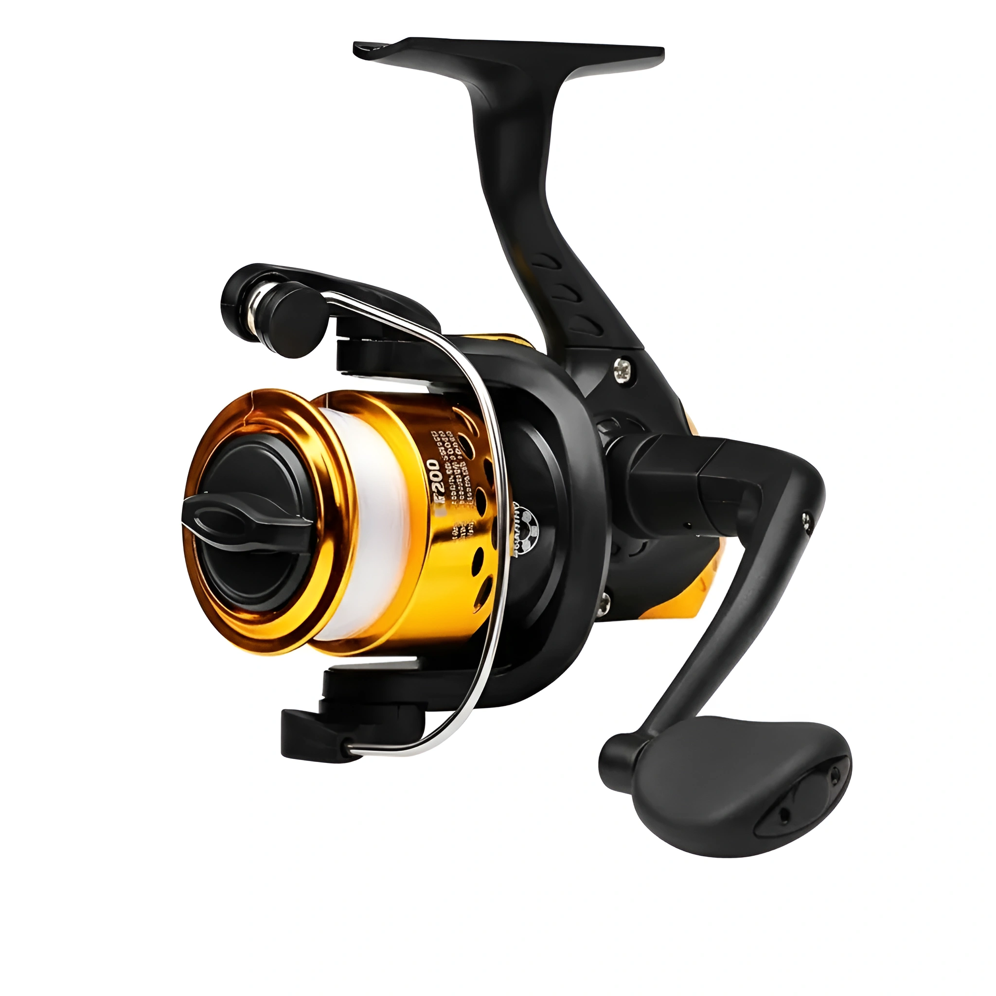 1pc Fishing Reel with a Gear Ratio of 5.2:1, Includes Fishing Line, Suitable for Portable Angling Equipment