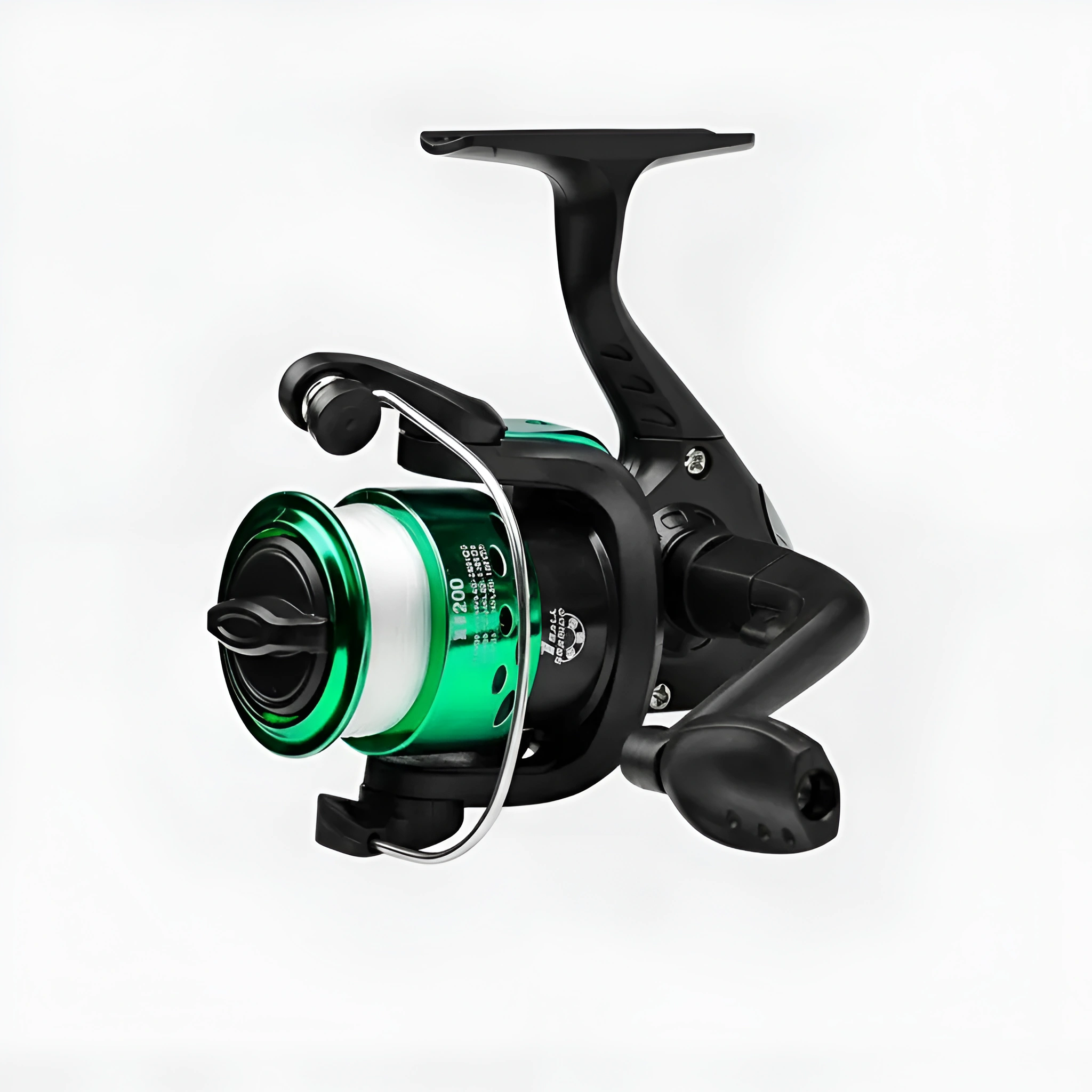 1pc Fishing Reel with a Gear Ratio of 5.2:1, Includes Fishing Line, Suitable for Portable Angling Equipment
