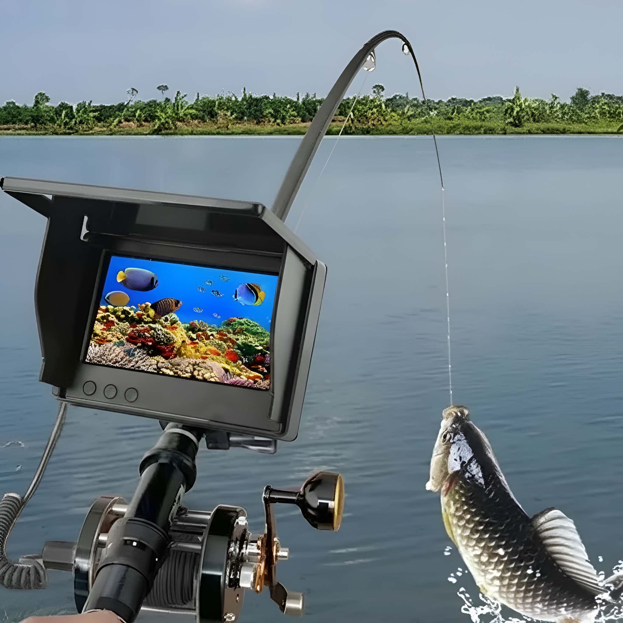 4.3 Inches HD Underwater Fishing Camera And Fish Finder