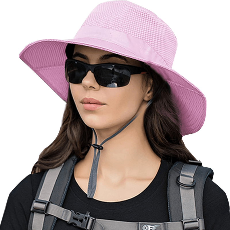 Wide Brim Design Foldable Fishing Hat-USA Fish Bait