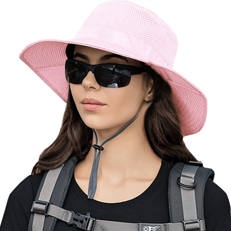 Wide Brim Design Foldable Fishing Hat-USA Fish Bait