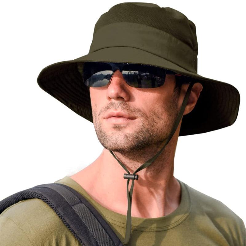 Pack Of 2 Wide Brim Foldable And Lightweight Foldable Fishing Hat-USA Fish Bait