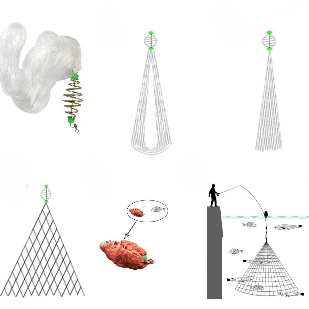 Multi Size Fishing Net Trap - USA Fish Bait