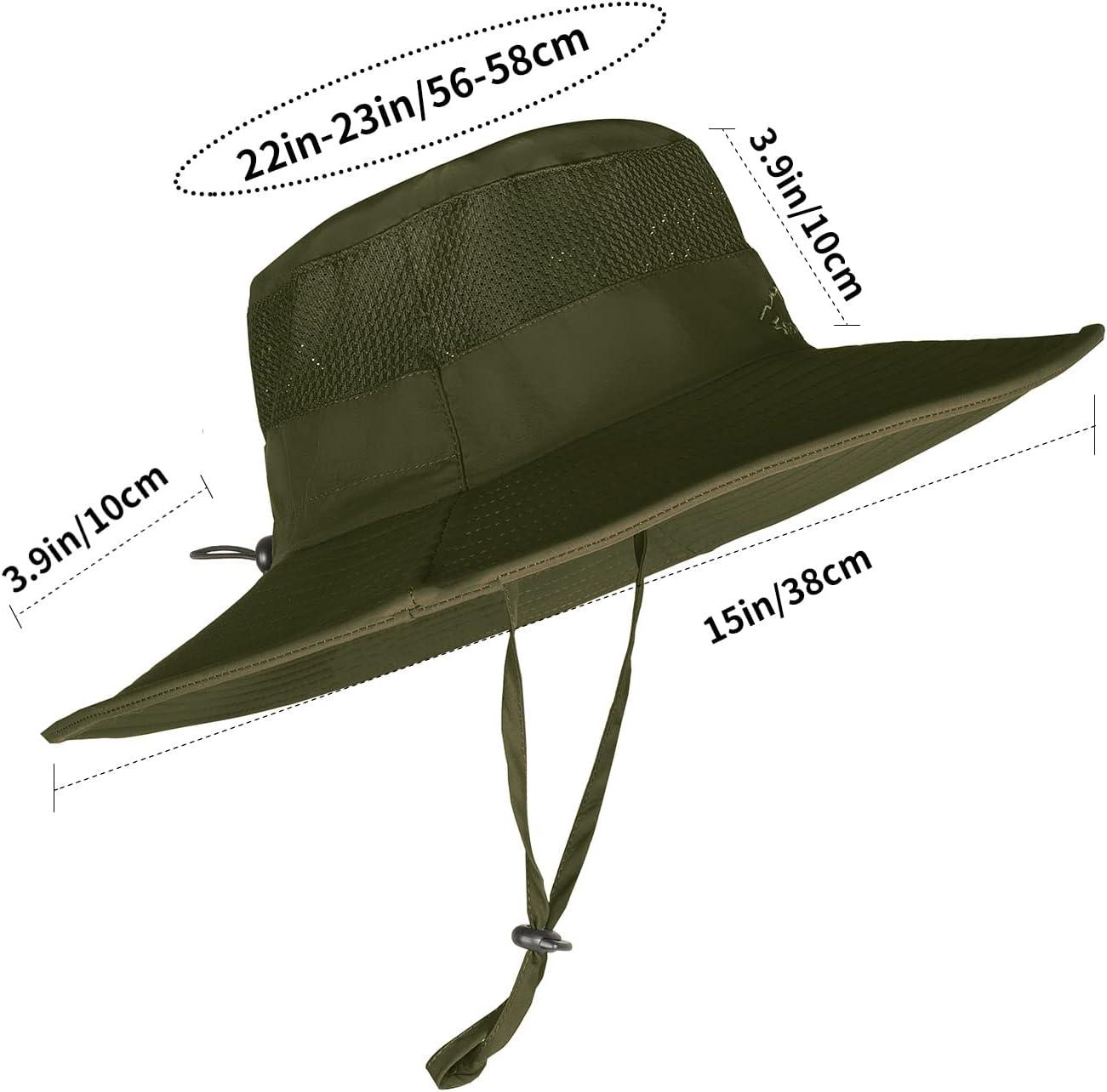 Wide Brim Design Foldable Fishing Hat - USA Fish Bait