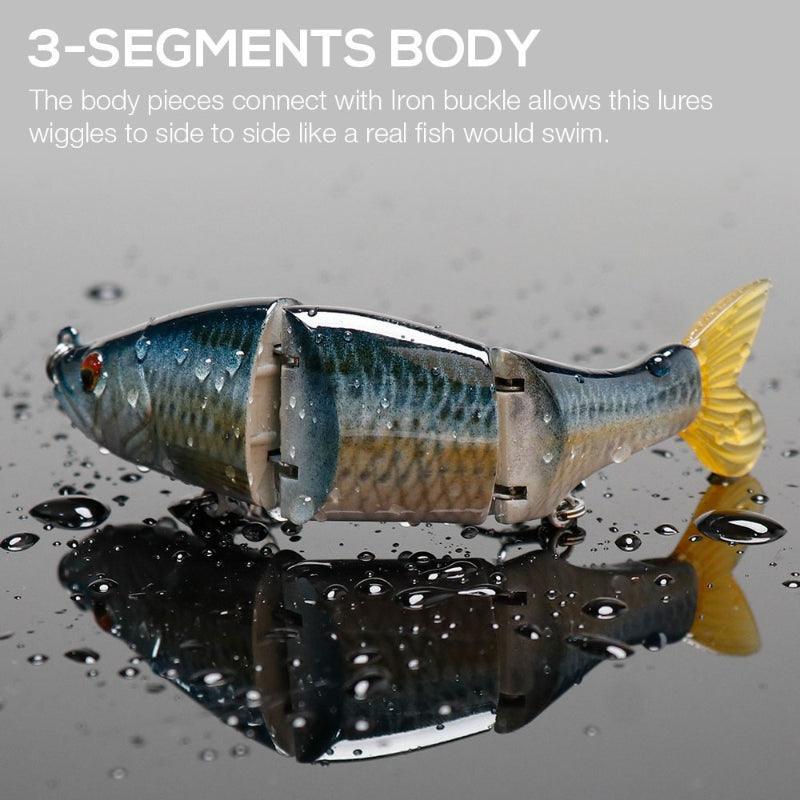 5Pcs Sinking Wobblers For Pike Fishing Lure Set 11.5CM 17G-USA Fish Bait