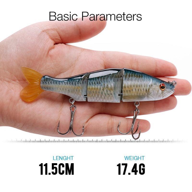 5Pcs Sinking Wobblers For Pike Fishing Lure Set 11.5CM 17G-USA Fish Bait