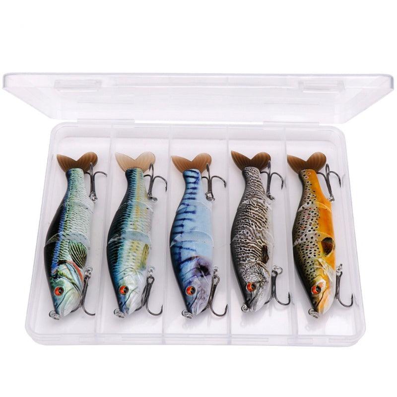 5Pcs Sinking Wobblers For Pike Fishing Lure Set 11.5CM 17G-USA Fish Bait