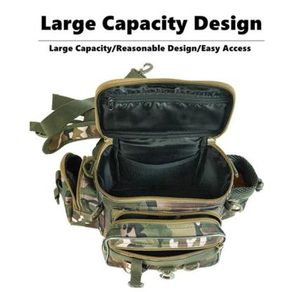 Portable Fishing Shoulder Bag-USA Fish Bait