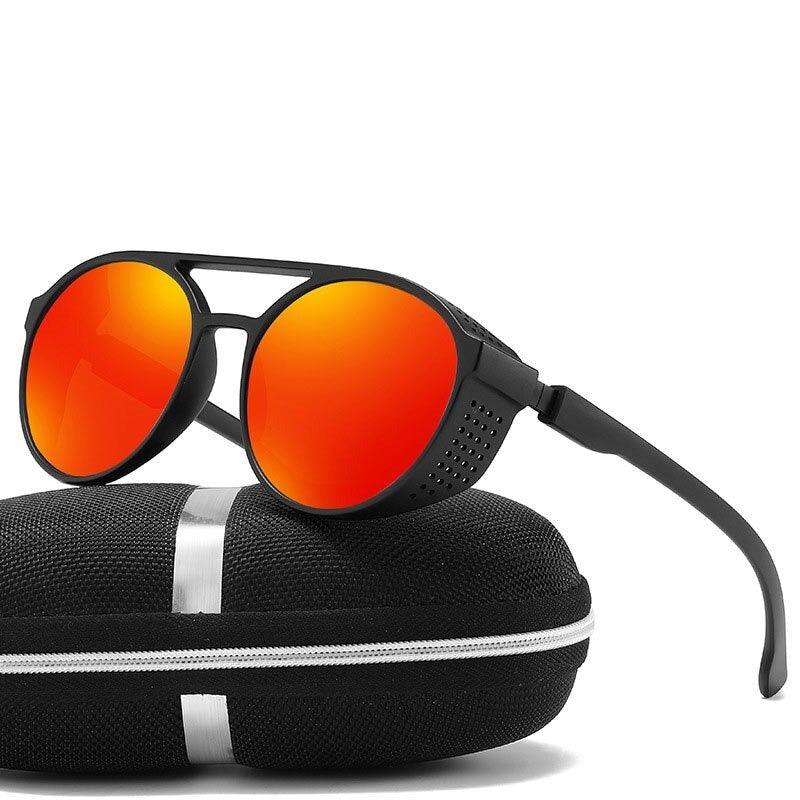 Round Polarized Classic Sunglasses-USA Fish Bait