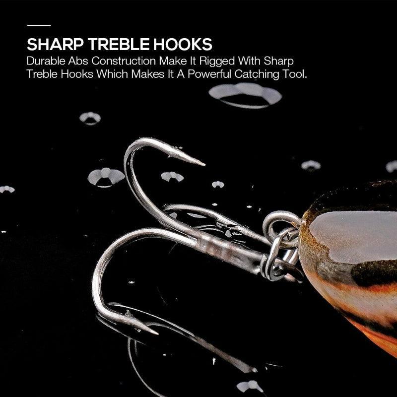 Black Minnow Fishing Lure-USA Fish Bait