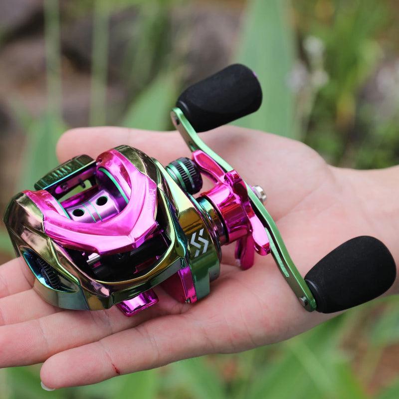 Travel Fishing Rod with Carbon Rod & Baitcasting Reel-USA Fish Bait