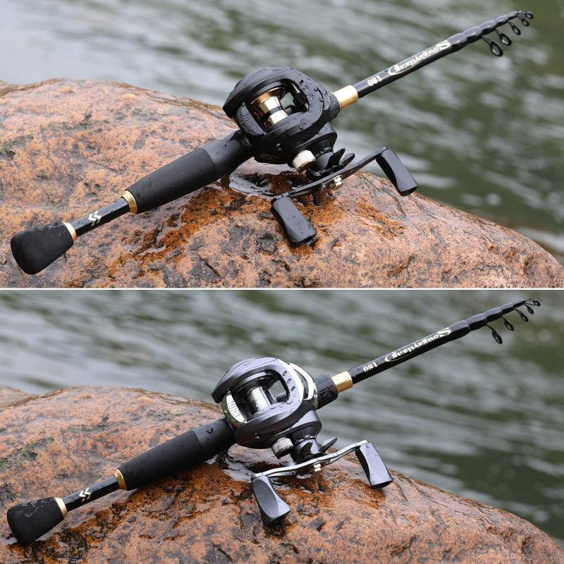 Carbon Baitcasting Rod Reel-USA Fish Bait