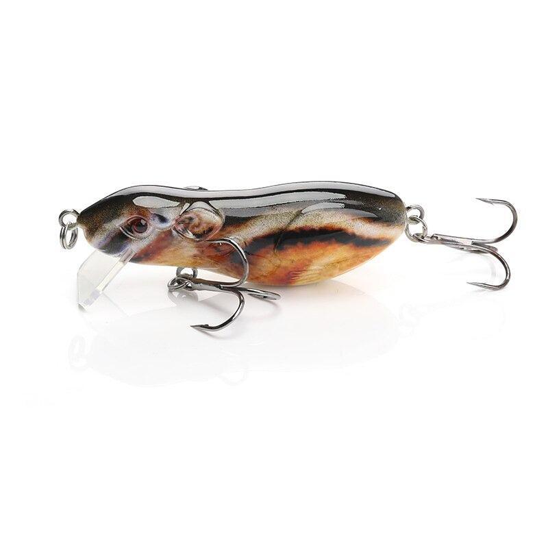Hard Swimbait Crankbait Black Minnow Fishing Lure - USA Fish Bait