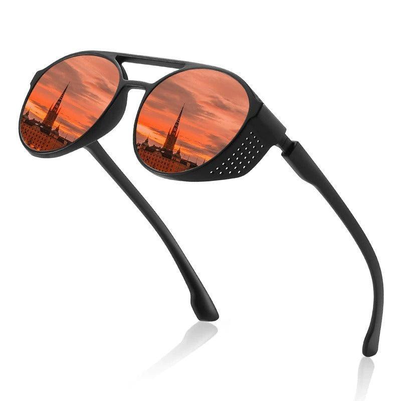 Round Polarized Classic Sunglasses-USA Fish Bait