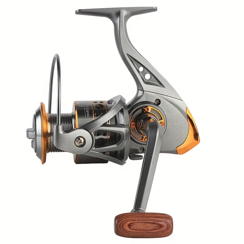 BILLINGS DC 1000~7000 Series, 5.2:1 Gear Ratio, 26LB Max Drag, Aluminum Alloy Metal Spool, Spinning Fishing Reel, for Freshwater and Saltwater