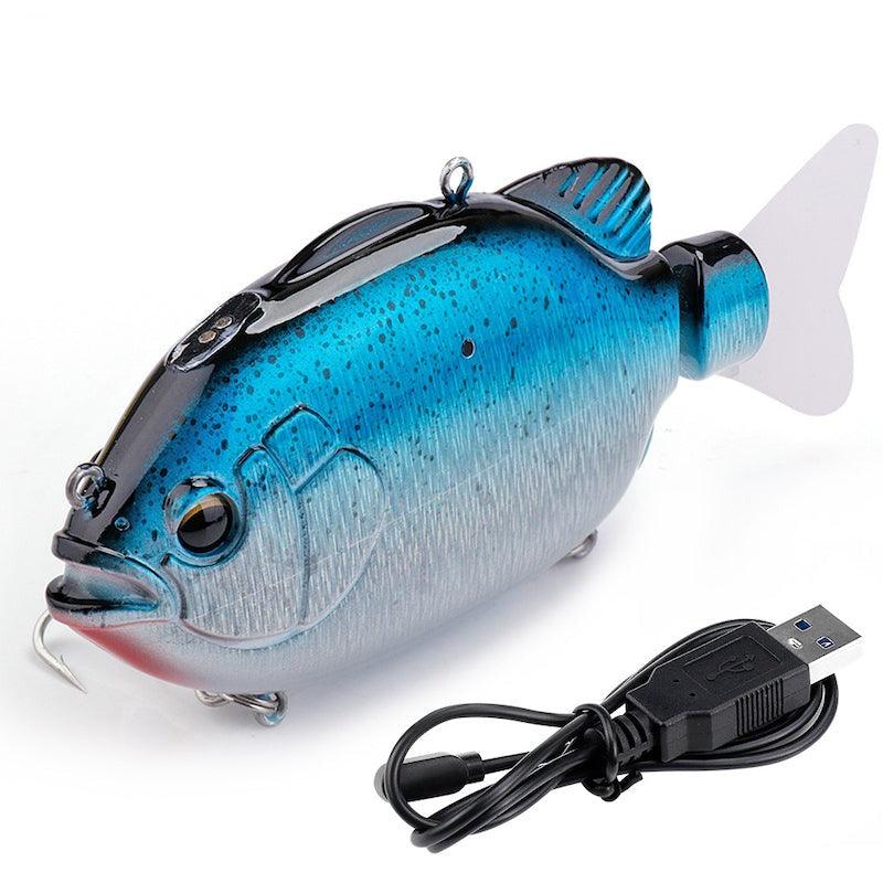 Magnetic Rechargeable Self-Swimming Wobblers Jointed Bait - USA Fish Bait