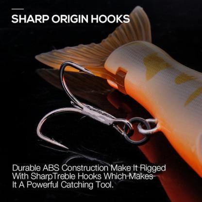 Sinking Soft Jointed Lures-USA Fish Bait