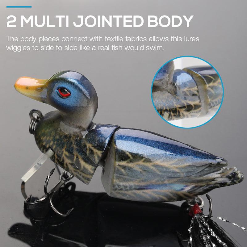Jointed Duck Fishing Lures-USA Fish Bait