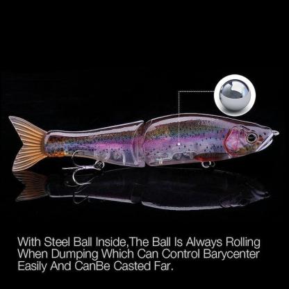 Sinking Soft Jointed Lures-USA Fish Bait
