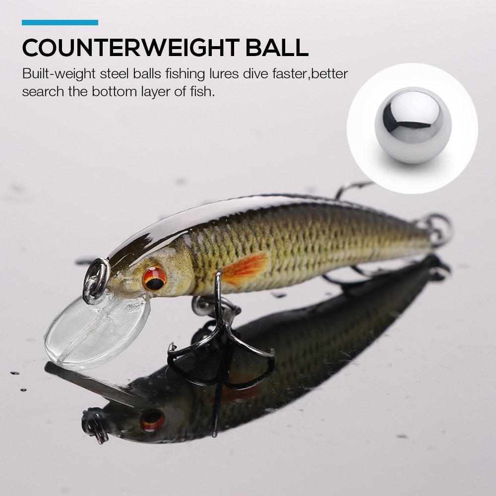 Mini Floating Minnow Lures-USA Fish Bait