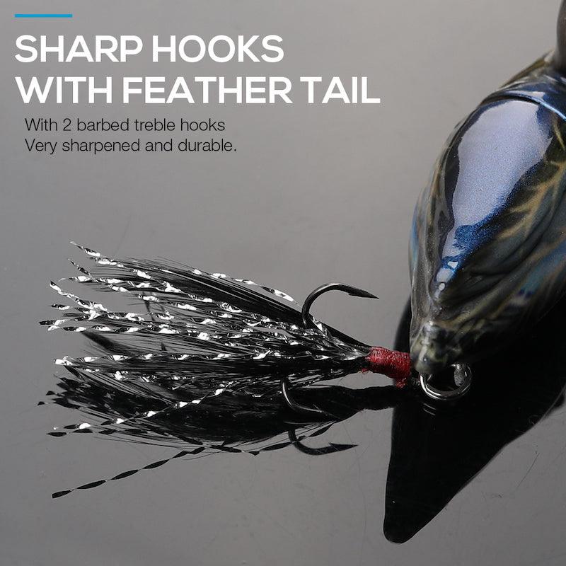 Jointed Duck Fishing Lures-USA Fish Bait