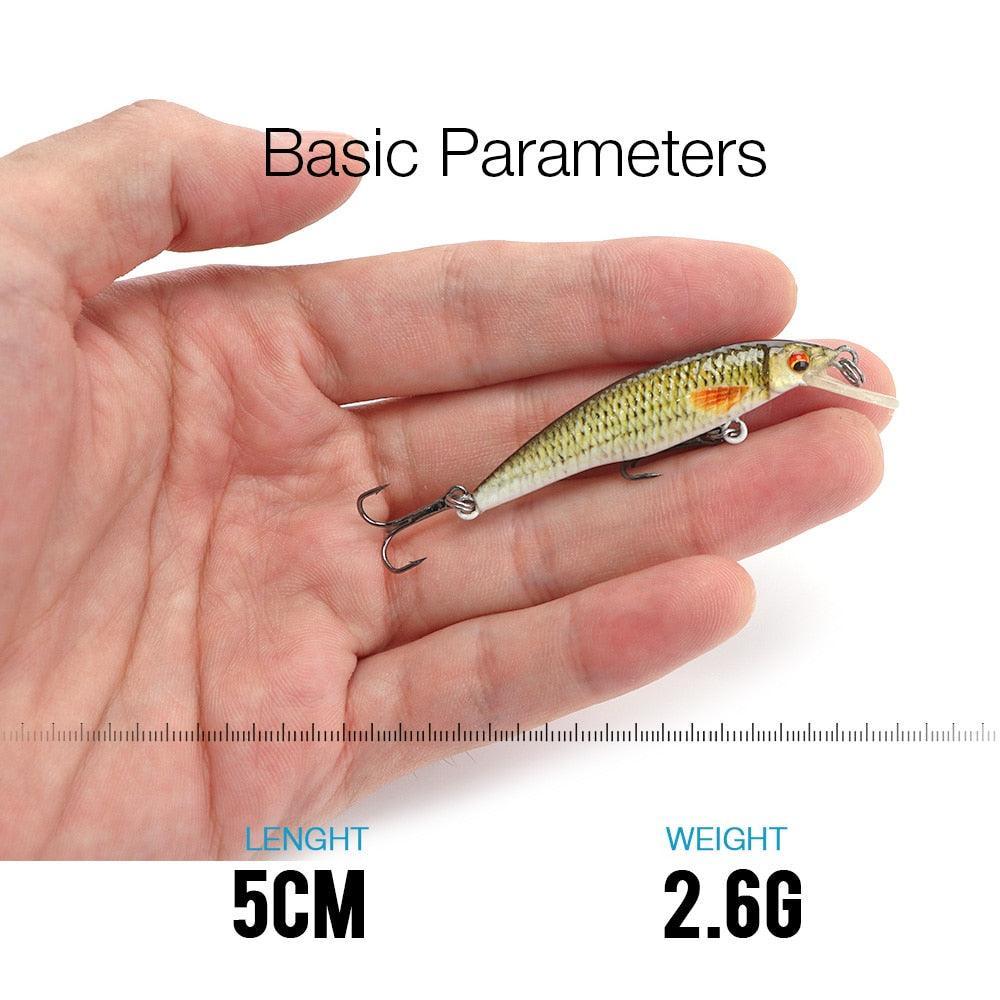 Mini Floating Minnow Lures-USA Fish Bait
