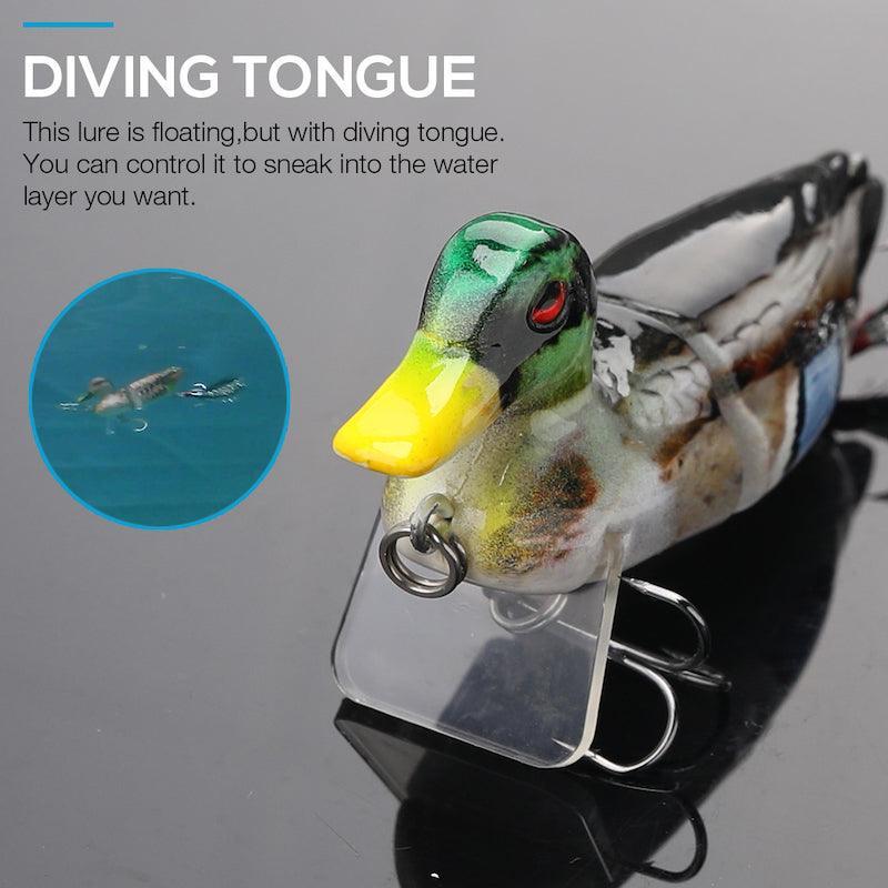 Jointed Duck Fishing Lures-USA Fish Bait