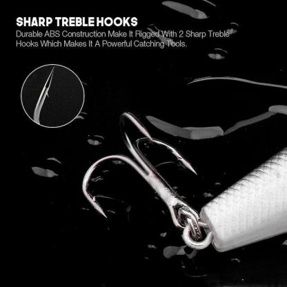 Floating Pike Jointed Lures-USA Fish Bait