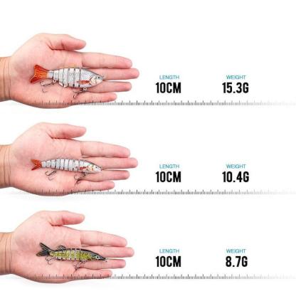 Jointed Pike Fishing Lures-USA Fish Bait