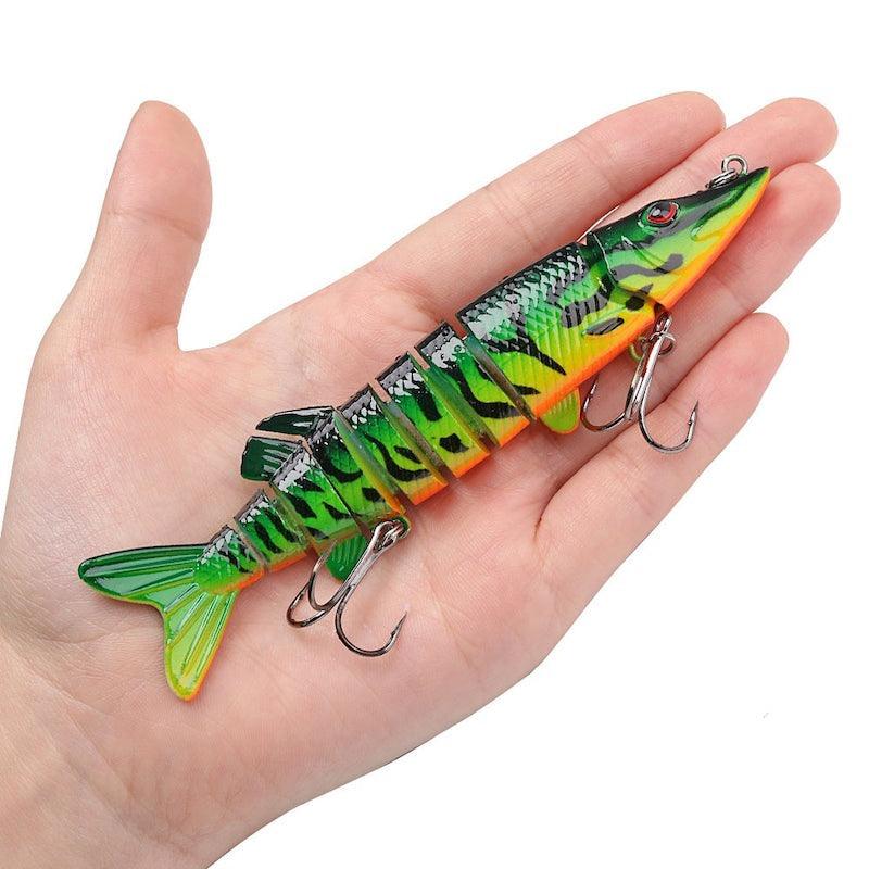 9-Segment Pike Wobblers Jointed Bait - USA Fish Bait