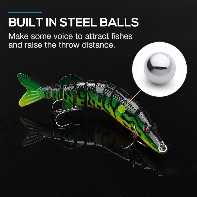 Pike Wobblers Jointed Bait-USA Fish Bait