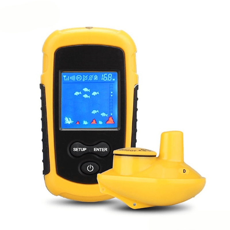 Wireless Sonar Fish Finder With Handled Transducer - USA Fish Bait