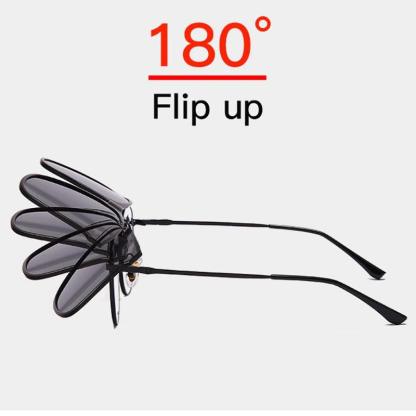 Flip Up Fishing Sunglasses-USA Fish Bait