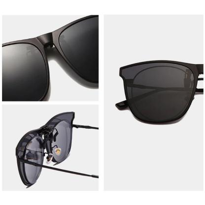 Flip Up Fishing Sunglasses-USA Fish Bait