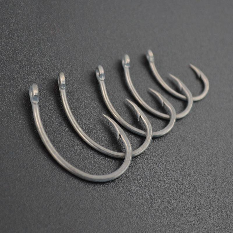 Stainless Steel Barbed Hooks-USA Fish Bait