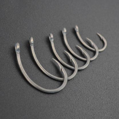 Coating High Carbon Stainless Steel Barbed Hooks - USA Fish Bait