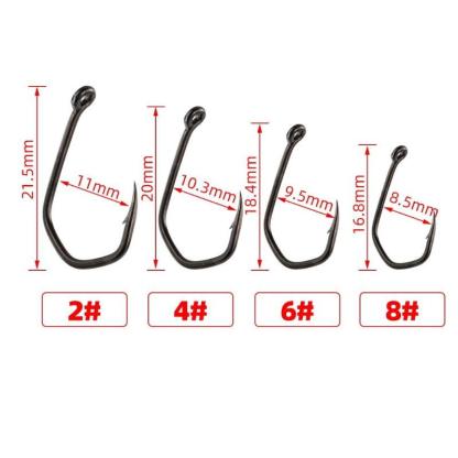 Carp Fishing Barbed Pinpoint Claw Hooks-USA Fish Bait