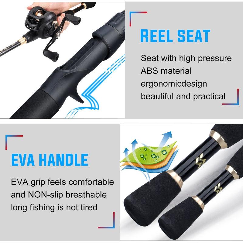 Carbon Baitcasting Rod Reel-USA Fish Bait