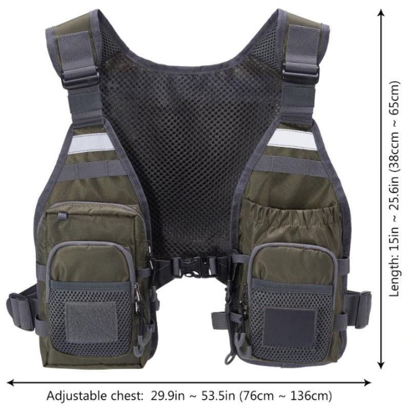 Lightweight Fly Fishing Vest-USA Fish Bait