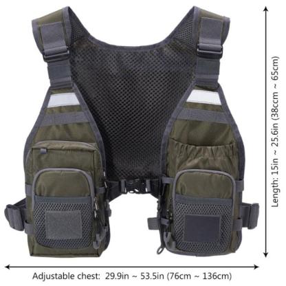 Lightweight Fly Fishing Vest-USA Fish Bait