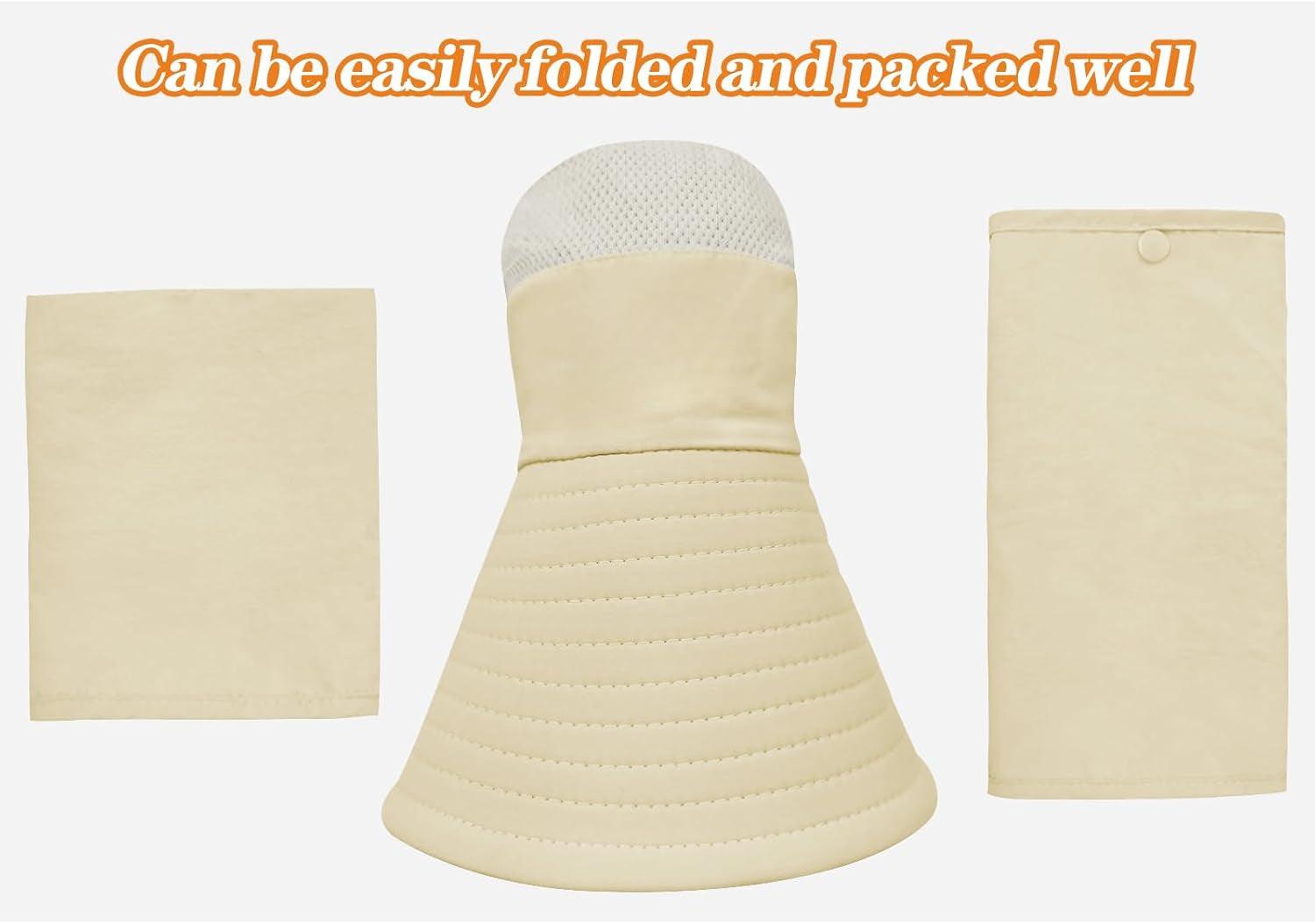 Detachable Wide Brim Fishing Hat – UPF 50+ Sun Shield & Comfort - USA Fish Bait