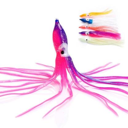 Soft Squid Fishing Lures-USA Fish Bait