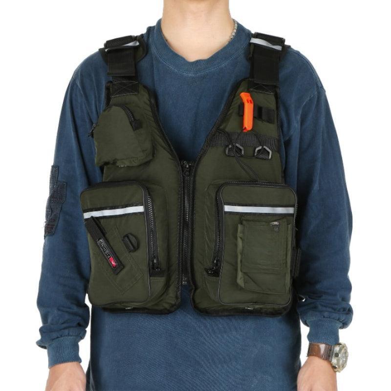Camouflage Fishing Utility Vest-USA Fish Bait